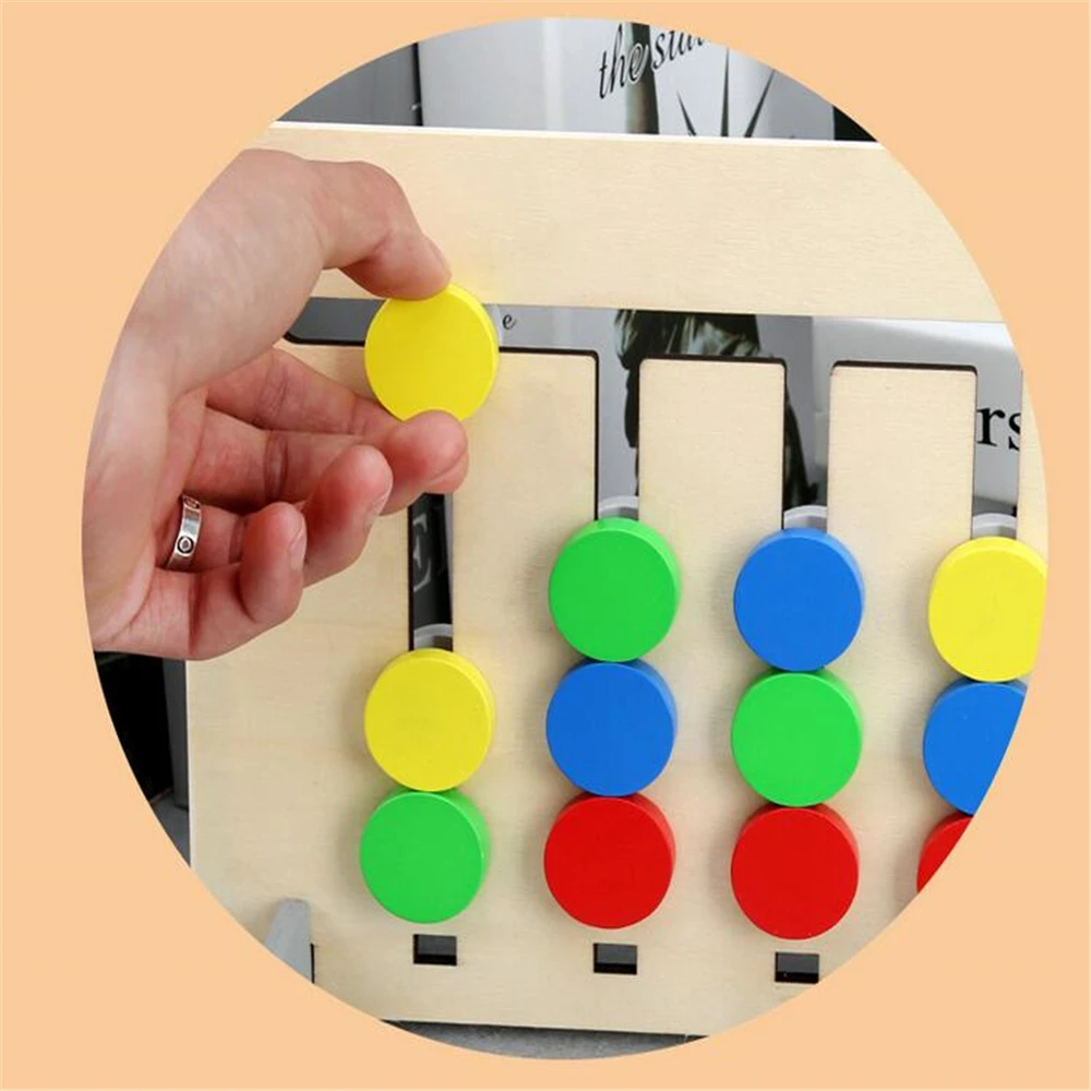 Baby Four-Color/Fruit Matching Game Montessori Wooden Toys For Kids Logic 2 Side Child logic Mathematics Educational Toys Gift 
Baby Four-Color/Fruit Matching Game Montessori Wooden Toys For Kids Logic 2 Side Child logic Mathematics Educational Toys Gift