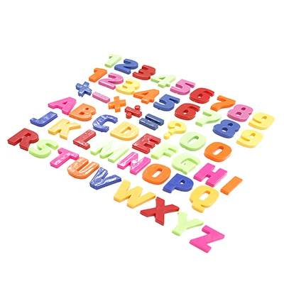 26 шт. DIY наклейки с цифрами букв A Z Обучающие 3D английским алфавитом детские