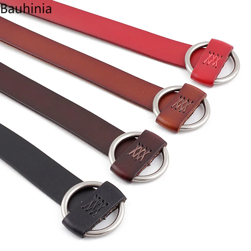 Genuine Quality Ladies Fashion Latest Needle-free Metal Round Buckle Belt Jeans Wild Luxury The Women Belt 2020 New
Genuine Quality Ladies Fashion Latest Needle-free Metal Round Buckle Belt Jeans Wild Luxury The Women Belt 2020 New