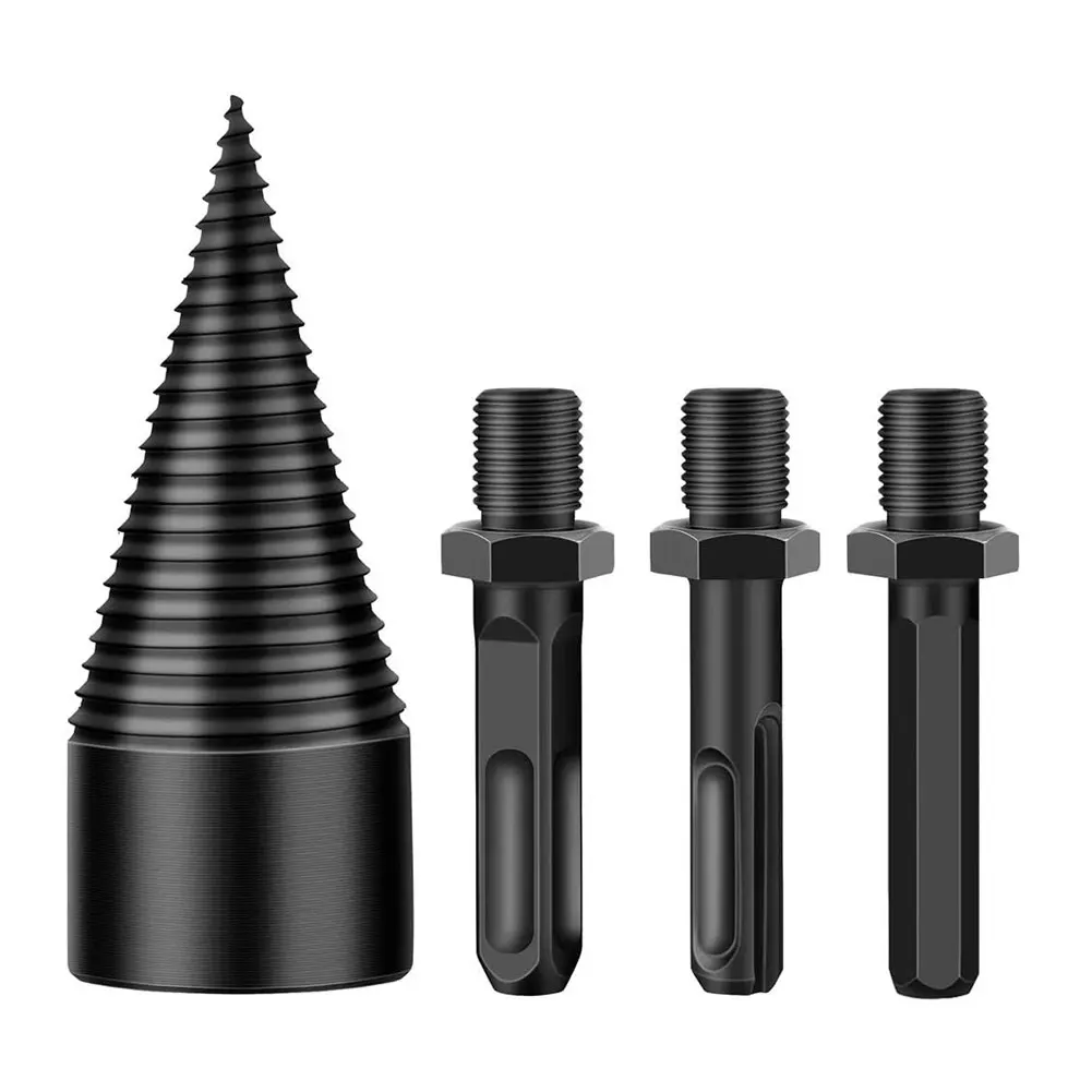 3PCS Splitter Drill Bit Kindling Splitting Cone Firewood Auger Breaker 32mm with 3 Shank for Electric Drill Woodworking Tools 
3PCS Splitter Drill Bit Kindling Splitting Cone Firewood Auger Breaker 32mm with 3 Shank for Electric Drill Woodworking Tools