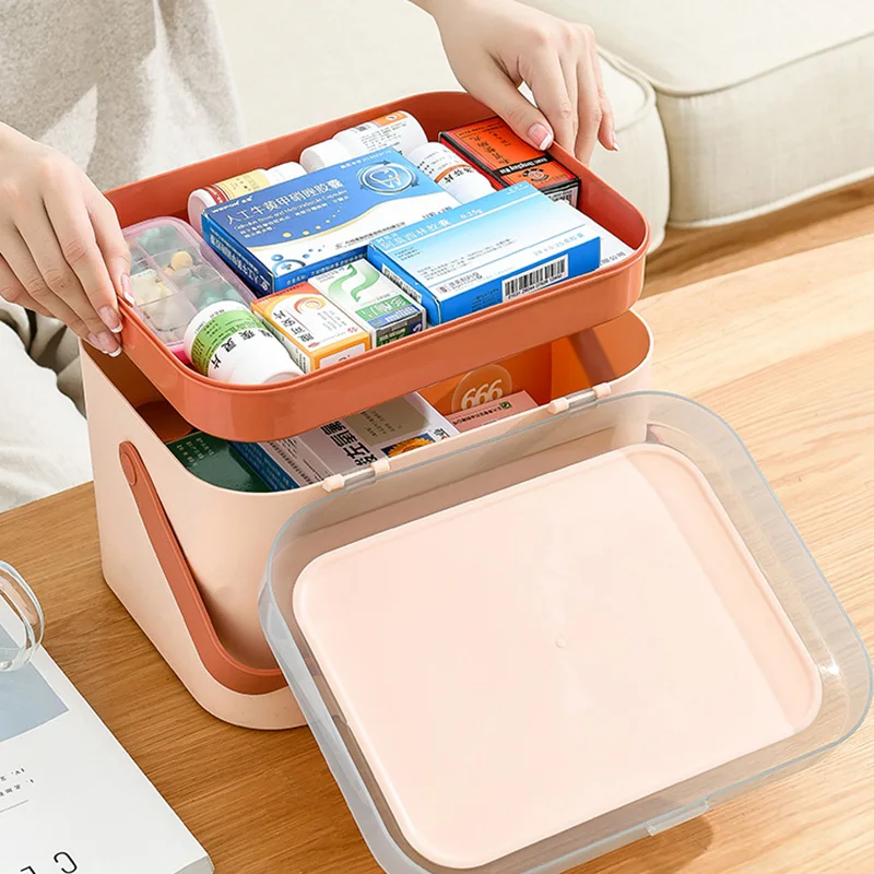 Portable Pill box Larger Capacity Organizer Double Seal First Aid Kit Container Face Mask Drugs Household Storage Accessories
Portable Pill box Larger Capacity Organizer Double Seal First Aid Kit Container Face Mask Drugs Household Storage Accessories