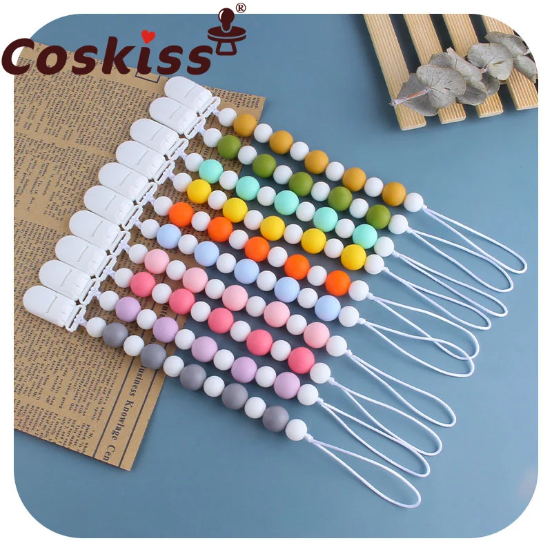 Coskiss Plastic Clip For Pacifier Holder For Nipples Infant Baby Teething Leash Strap Silicone Pendant Beads Clip Chain
Coskiss Plastic Clip For Pacifier Holder For Nipples Infant Baby Teething Leash Strap Silicone Pendant Beads Clip Chain