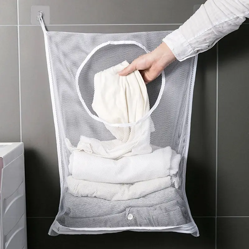 Zipper Mesh Dirty Clothes Bags Hanging Baby Toys Storage Shower Bag Space Saving Portable Pouch Laundry Hamper Pocket Basket
Zipper Mesh Dirty Clothes Bags Hanging Baby Toys Storage Shower Bag Space Saving Portable Pouch Laundry Hamper Pocket Basket