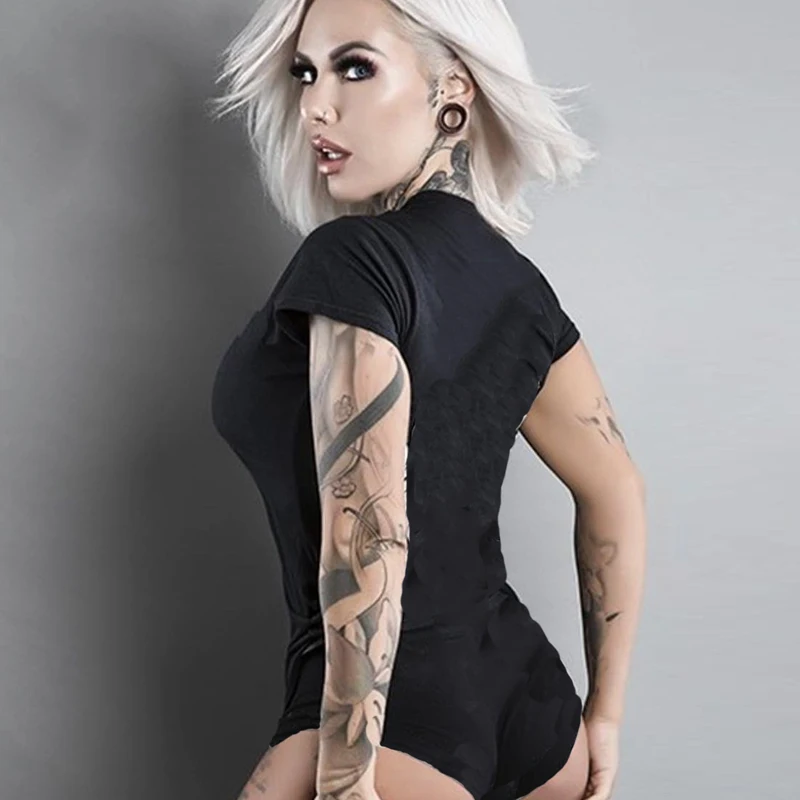 summer deep V-neck sexy T-shirt Siamese shirt female Slim hip bottoming shirt was thin bodysuit
summer deep V-neck sexy T-shirt Siamese shirt female Slim hip bottoming shirt was thin bodysuit