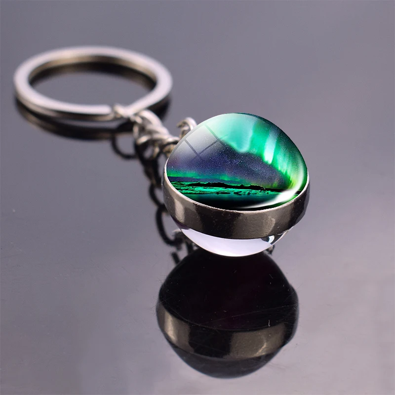 Aurora Keyring Friendship Gifts Polar Lights Glass Ball Pendant Jewelry Sphere Gift For Men Women Zinc Alloy Jeep Keychain
Aurora Keyring Friendship Gifts Polar Lights Glass Ball Pendant Jewelry Sphere Gift For Men Women Zinc Alloy Jeep Keychain