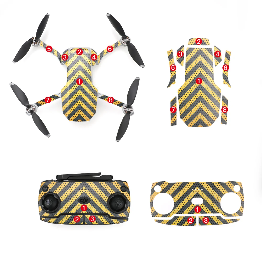 Full Cover Skin PVC Stickers for Mavic Mini Drone Accessories Protective Film Waterproof Scratch-proof Decals Colorful Stickers
Full Cover Skin PVC Stickers for Mavic Mini Drone Accessories Protective Film Waterproof Scratch-proof Decals Colorful Stickers