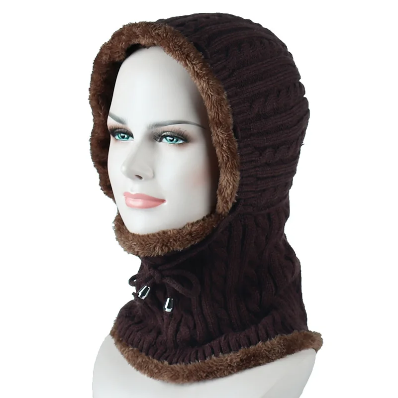 Зимняя флисовая термальная Лыжная шапка маска для сноуборда теплые
