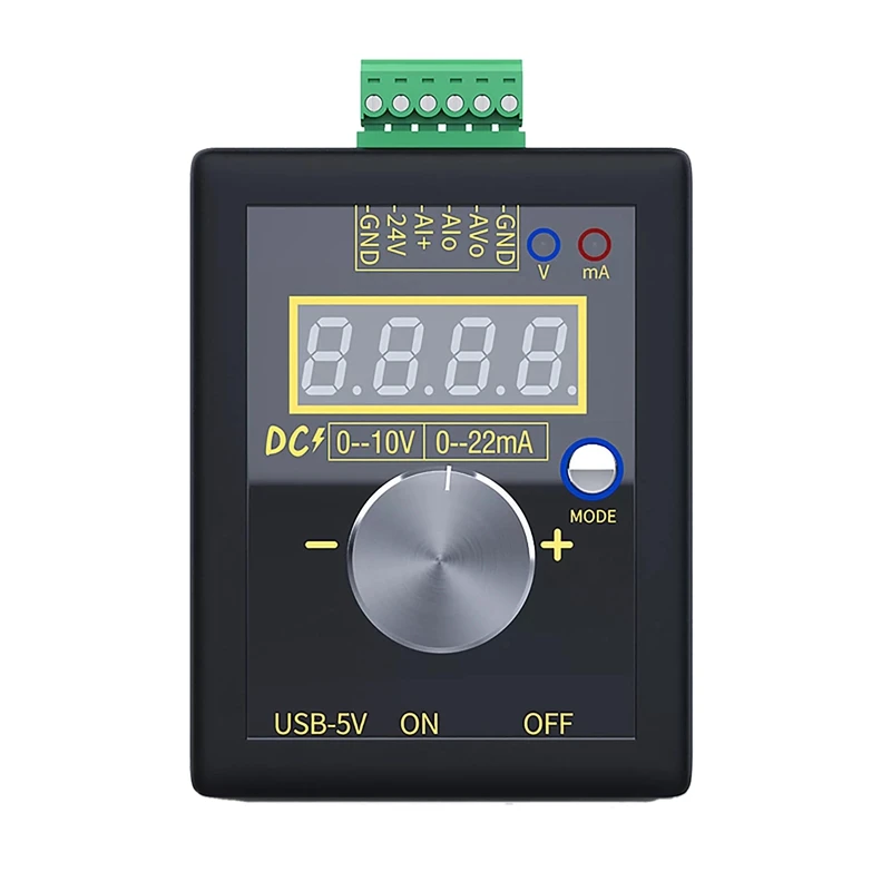 Handheld 0-10V/0-4-20MA Signal Generator with Rechargeable Battery Adjustable Voltage Simulator Calibrator
Handheld 0-10V/0-4-20MA Signal Generator with Rechargeable Battery Adjustable Voltage Simulator Calibrator
