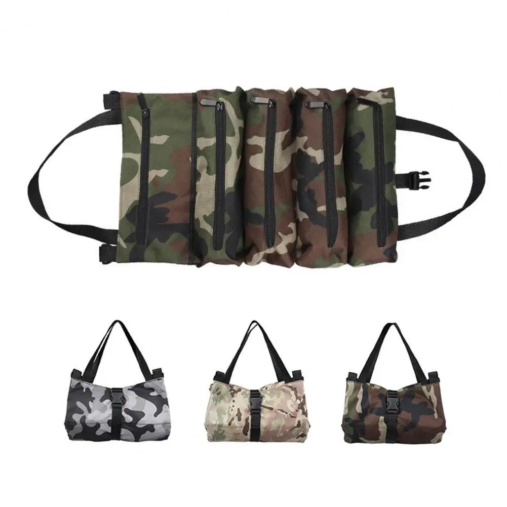 Portable hanging tool storage bag Oxford cloth large-capacity multiple zipper opening outdoor camouflage tool bag outdoor use
Portable hanging tool storage bag Oxford cloth large-capacity multiple zipper opening outdoor camouflage tool bag outdoor use
