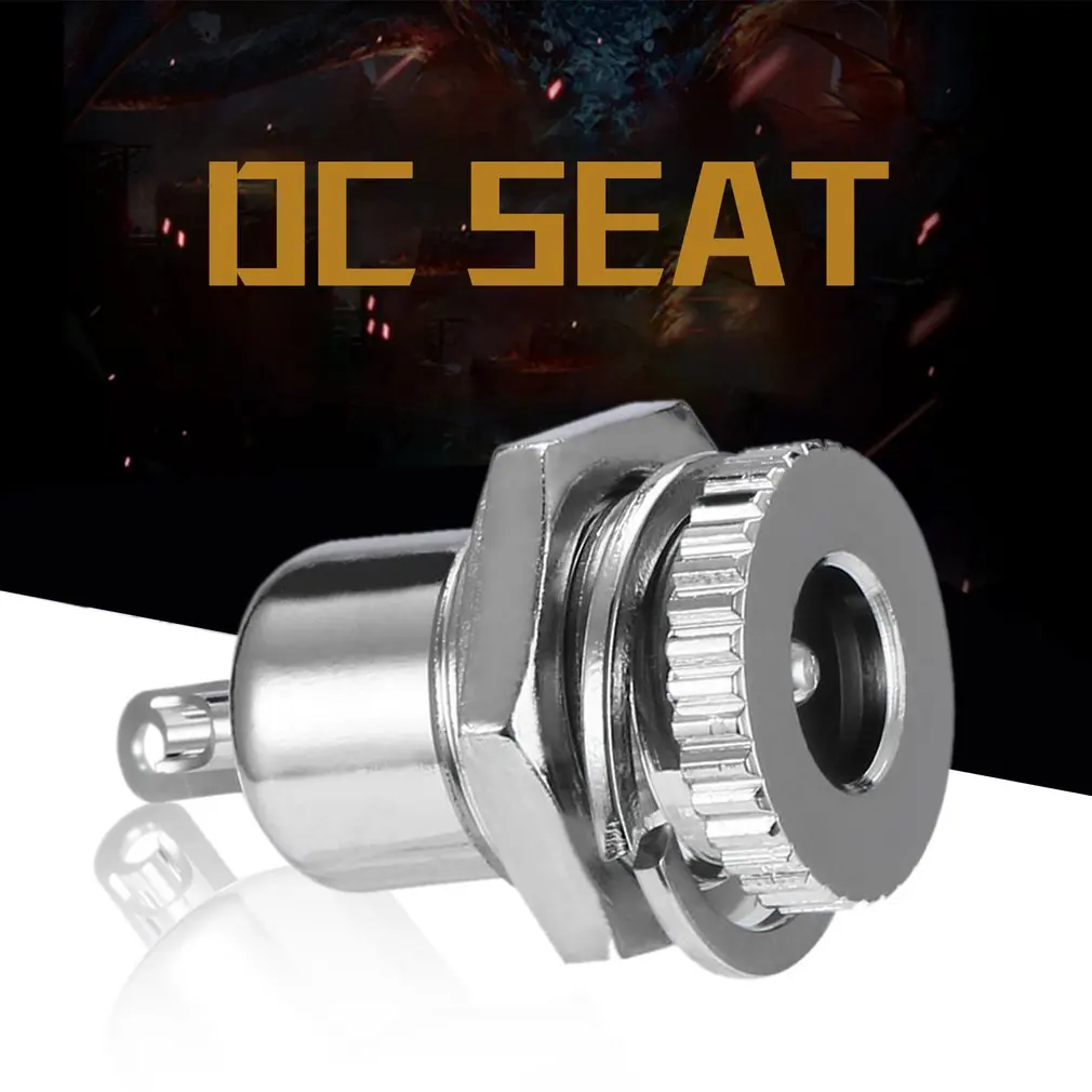 Promotion Useful DC Power Jack Socket Female Panel Mount Connector For 2.1/5.5mm DC Power Plug Silver
Promotion Useful DC Power Jack Socket Female Panel Mount Connector For 2.1/5.5mm DC Power Plug Silver