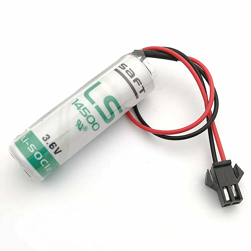 SAFT LS14500 AA 3.6V equipment instrument lithium battery PLC Industrial Batteries Cell LS 14500 With Plug
SAFT LS14500 AA 3.6V equipment instrument lithium battery PLC Industrial Batteries Cell LS 14500 With Plug