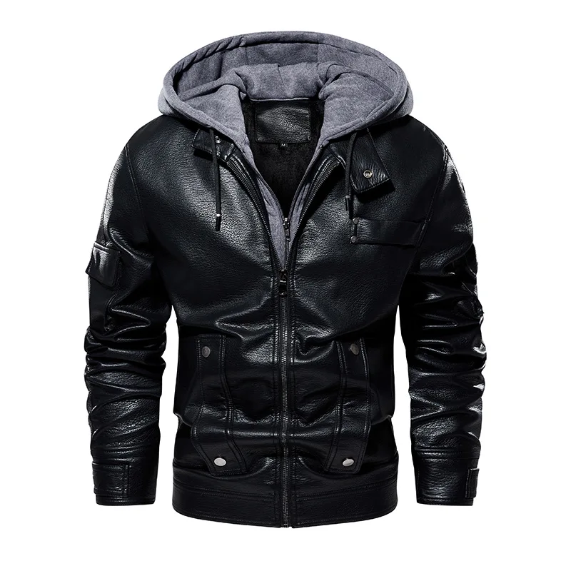 Men Winter New Leather Jackets Coat Motorcylce Casual Fleece Thicken Motorcycle PU Jacket Biker Warm Leather Men Brand Clothing
Men Winter New Leather Jackets Coat Motorcylce Casual Fleece Thicken Motorcycle PU Jacket Biker Warm Leather Men Brand Clothing