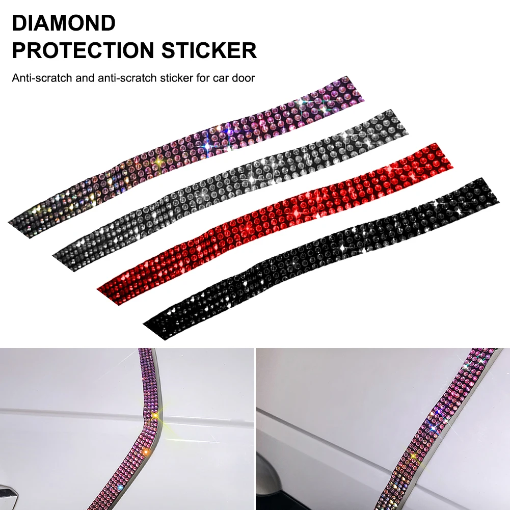 4 pieces Car Door Edge Guard Anti-scratch Trim Protector Rubber Strip Sticker Anti-Collision Rhinestones Bumper Car Door Strip
4 pieces Car Door Edge Guard Anti-scratch Trim Protector Rubber Strip Sticker Anti-Collision Rhinestones Bumper Car Door Strip