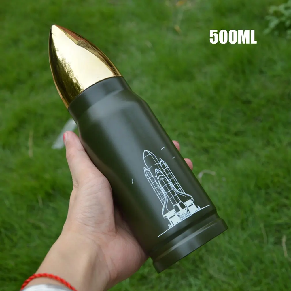 Comrades Club Military Missile Cup Stainless Steel Vacuum Cannon Mug Office Water Gift | Бытовая техника