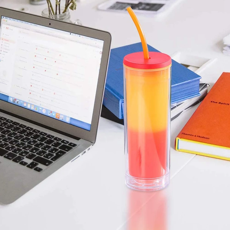 Color Changing Cups Tumblers with Lids - Pastel Colored Reusable Cups with Lids and Straws Double Wall Coffee Cup
Color Changing Cups Tumblers with Lids - Pastel Colored Reusable Cups with Lids and Straws Double Wall Coffee Cup