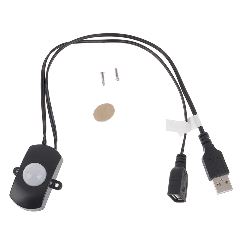 DC 5V USB Body Infrared PIR Motion Sensor Switch For LED Light Strip Automatic
DC 5V USB Body Infrared PIR Motion Sensor Switch For LED Light Strip Automatic