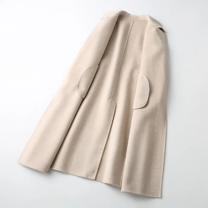 Real Photos Slim Wool Long Coats Jackets for Women Winter Warm Slim Turn-down Collar Long Sleeves Sashes Office Lady Trench
Real Photos Slim Wool Long Coats Jackets for Women Winter Warm Slim Turn-down Collar Long Sleeves Sashes Office Lady Trench