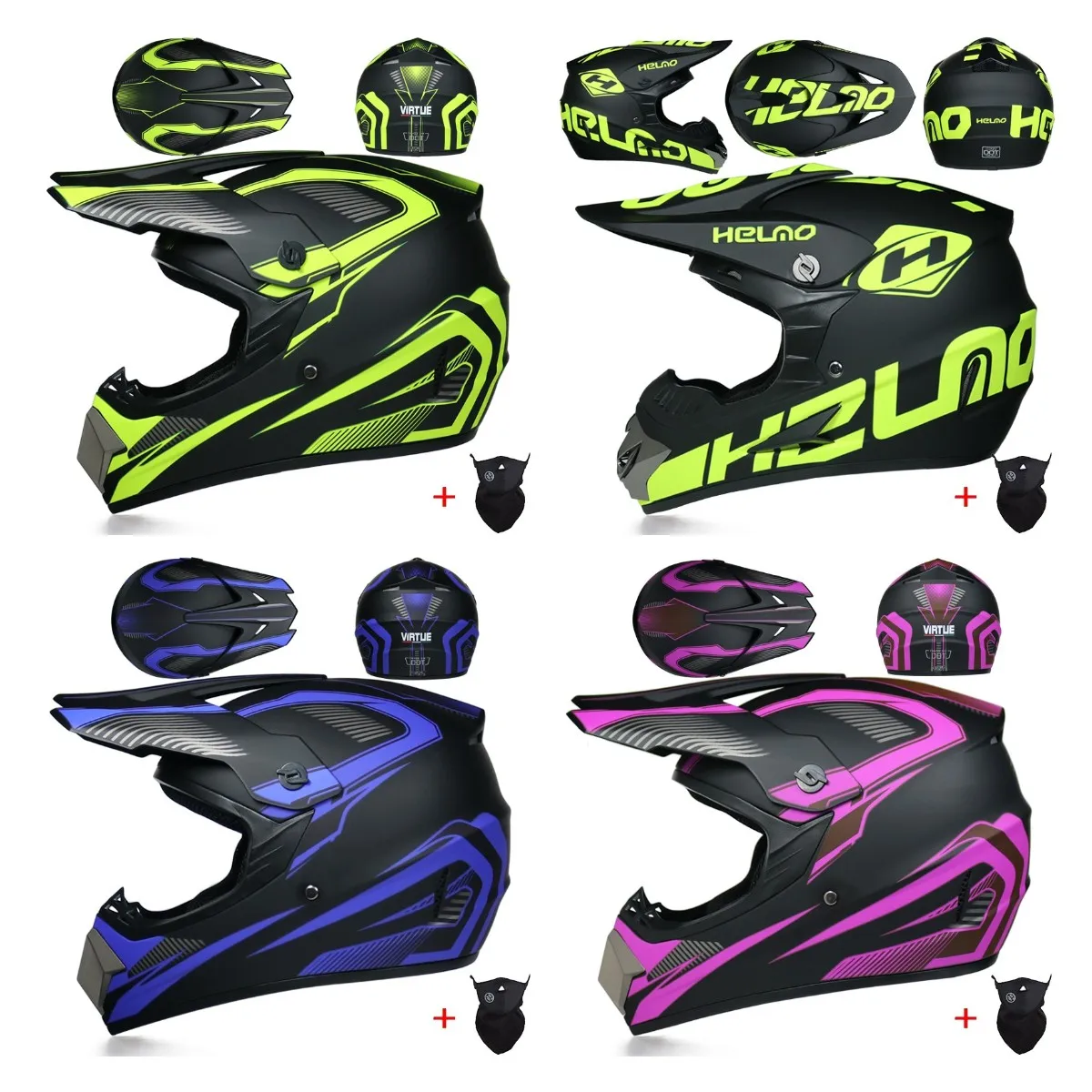 capacete de moto Off-road helmets motorcycle accessories downhill racing mountain full face helmet motorcycle moto casco casque 
capacete de moto Off-road helmets motorcycle accessories downhill racing mountain full face helmet motorcycle moto casco casque