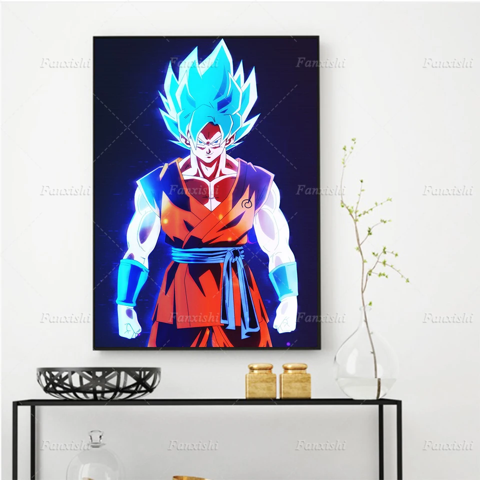 Anime Dragon ball Goku Blue Poster Abstract Painting Wall Art Print Canvas Modular Pictures Boy's Living Room Bedroom Home Decor
Anime Dragon ball Goku Blue Poster Abstract Painting Wall Art Print Canvas Modular Pictures Boy's Living Room Bedroom Home Decor