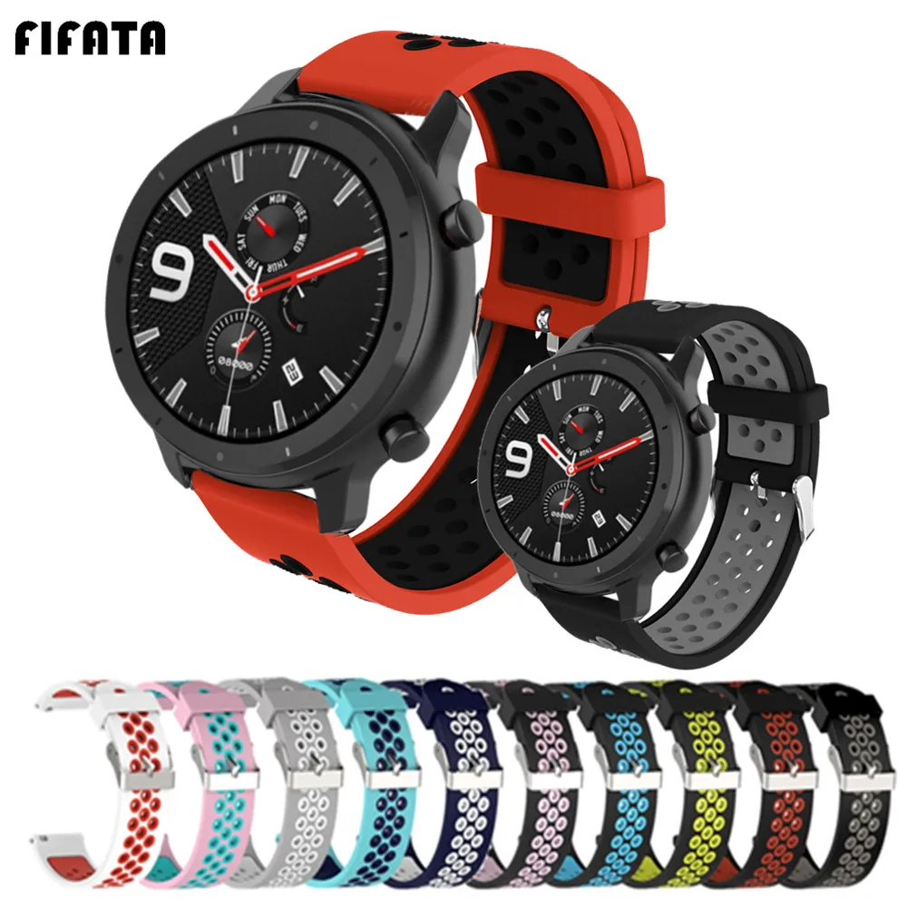 FIFATA Watch Strap For Amazfit GTR 47mm 42mm Wrist Band 20/22mm Bracelet For Samsung Galaxy Watch 3 45/41mm Active3 Watchbands
FIFATA Watch Strap For Amazfit GTR 47mm 42mm Wrist Band 20/22mm Bracelet For Samsung Galaxy Watch 3 45/41mm Active3 Watchbands