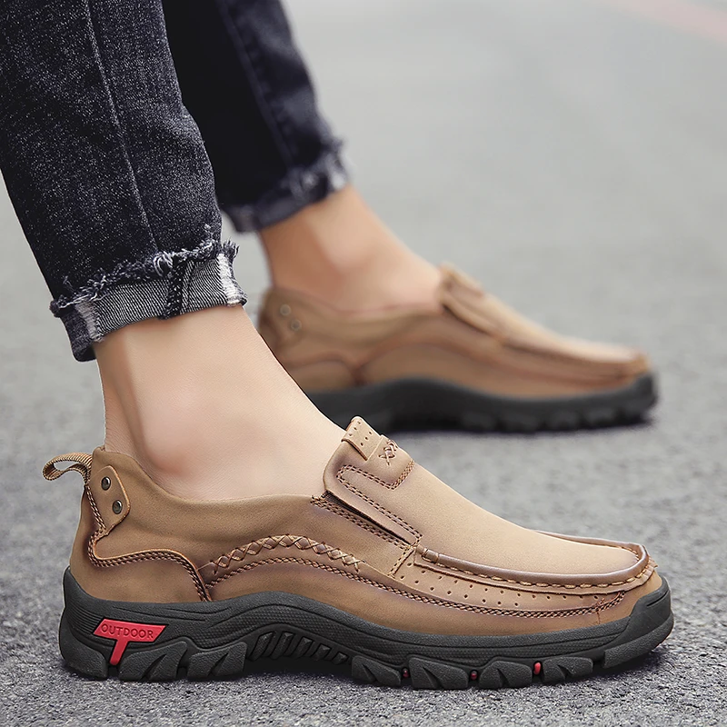 2021 autumn Men Casual Shoes New pu Leather Flat Loafers High Quality Waterproof Work Shoes Plus Size slip on Breathable shoes
2021 autumn Men Casual Shoes New pu Leather Flat Loafers High Quality Waterproof Work Shoes Plus Size slip on Breathable shoes