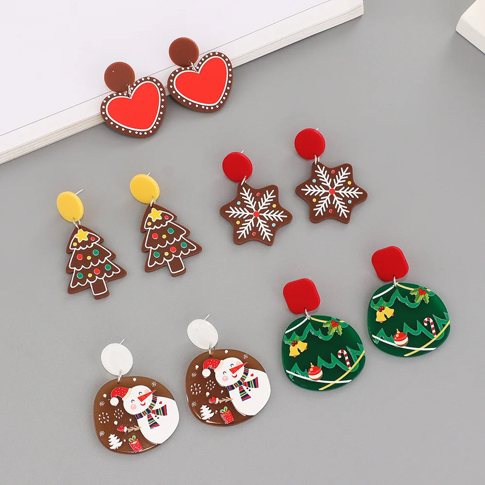2021 Popular Winter Snowflake XmasTree Christmas Earrings Set For Girls Women Cute Heart Child Earring Fashion Jewelry Gift
2021 Popular Winter Snowflake XmasTree Christmas Earrings Set For Girls Women Cute Heart Child Earring Fashion Jewelry Gift
