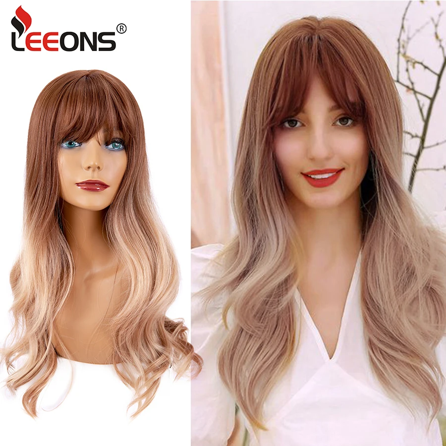 Leeons 24" Long Wavy Wigs For Women'S Wigs With Bangs Synthetic Water Wave Wigs Wigs For Black Women Cosplay Wigs Heat Resistant
Leeons 24" Long Wavy Wigs For Women'S Wigs With Bangs Synthetic Water Wave Wigs Wigs For Black Women Cosplay Wigs Heat Resistant