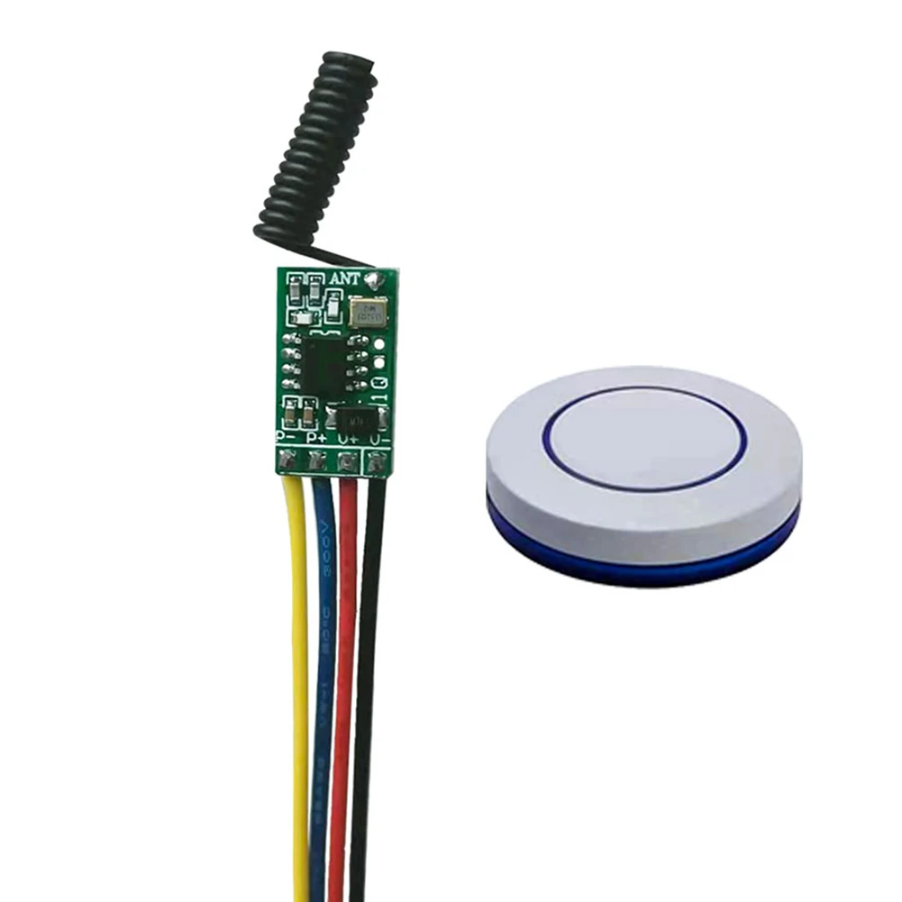 Taidacent DC3.3V-12V Mini Remote Control Switch Battery Power On and Off Small Wireless 433 RF Universal Remote Control Switch
Taidacent DC3.3V-12V Mini Remote Control Switch Battery Power On and Off Small Wireless 433 RF Universal Remote Control Switch