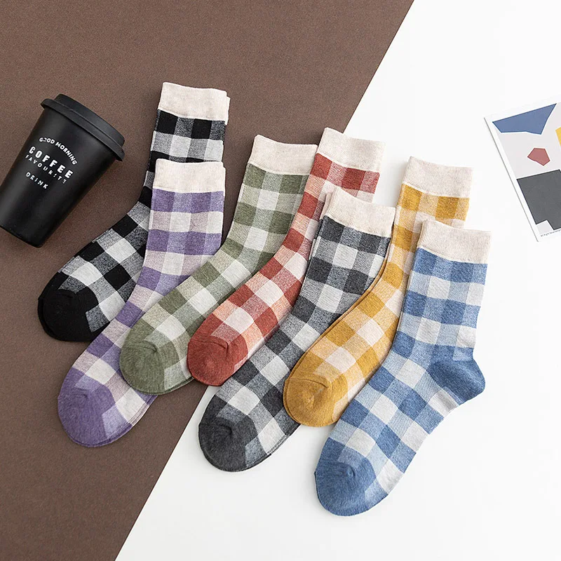 Classic 100% Cotton Socks Plaid Hot Sale Women's Socks Women's Ankle Socks Female Girl's Socks Ankle Socks Woman Socks
Classic 100% Cotton Socks Plaid Hot Sale Women's Socks Women's Ankle Socks Female Girl's Socks Ankle Socks Woman Socks