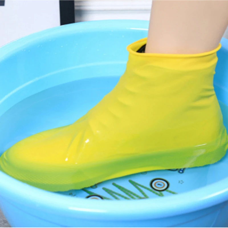 1 Pair of Latex Rain Boots Reusable Silicone Waterproof Shoe Cover Non-slip Rubber Rain Boots Overshoes Shoe Accessories
1 Pair of Latex Rain Boots Reusable Silicone Waterproof Shoe Cover Non-slip Rubber Rain Boots Overshoes Shoe Accessories