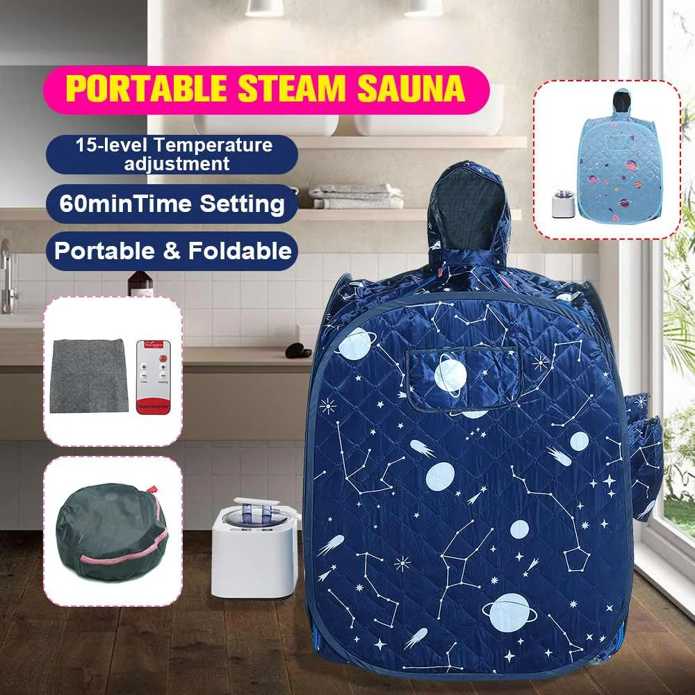 Portable Sauna Folding Steam Sauna Room larger Tent Use 2.6L Steam Generator Lose Weight Detox Therapy Steam Fold Sauna Cabin
Portable Sauna Folding Steam Sauna Room larger Tent Use 2.6L Steam Generator Lose Weight Detox Therapy Steam Fold Sauna Cabin