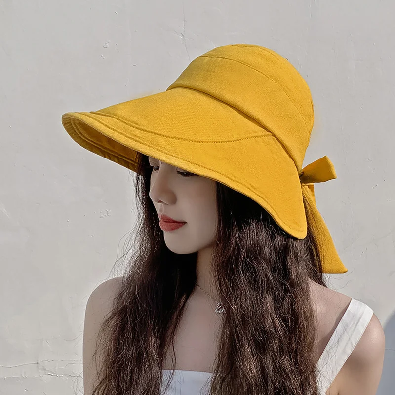 Fisherman's hat spring summer Korean women's sunscreen Big Brim open top riding sunshade hat summer anti ultraviolet sun hat
Fisherman's hat spring summer Korean women's sunscreen Big Brim open top riding sunshade hat summer anti ultraviolet sun hat