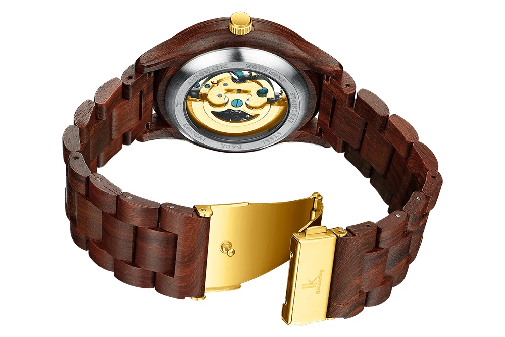 Original IK Coloring Wooden Wrist Watches For Men High Quality Automatic Mechanical Watch Lightweight Timepieces Wood Watch
Original IK Coloring Wooden Wrist Watches For Men High Quality Automatic Mechanical Watch Lightweight Timepieces Wood Watch