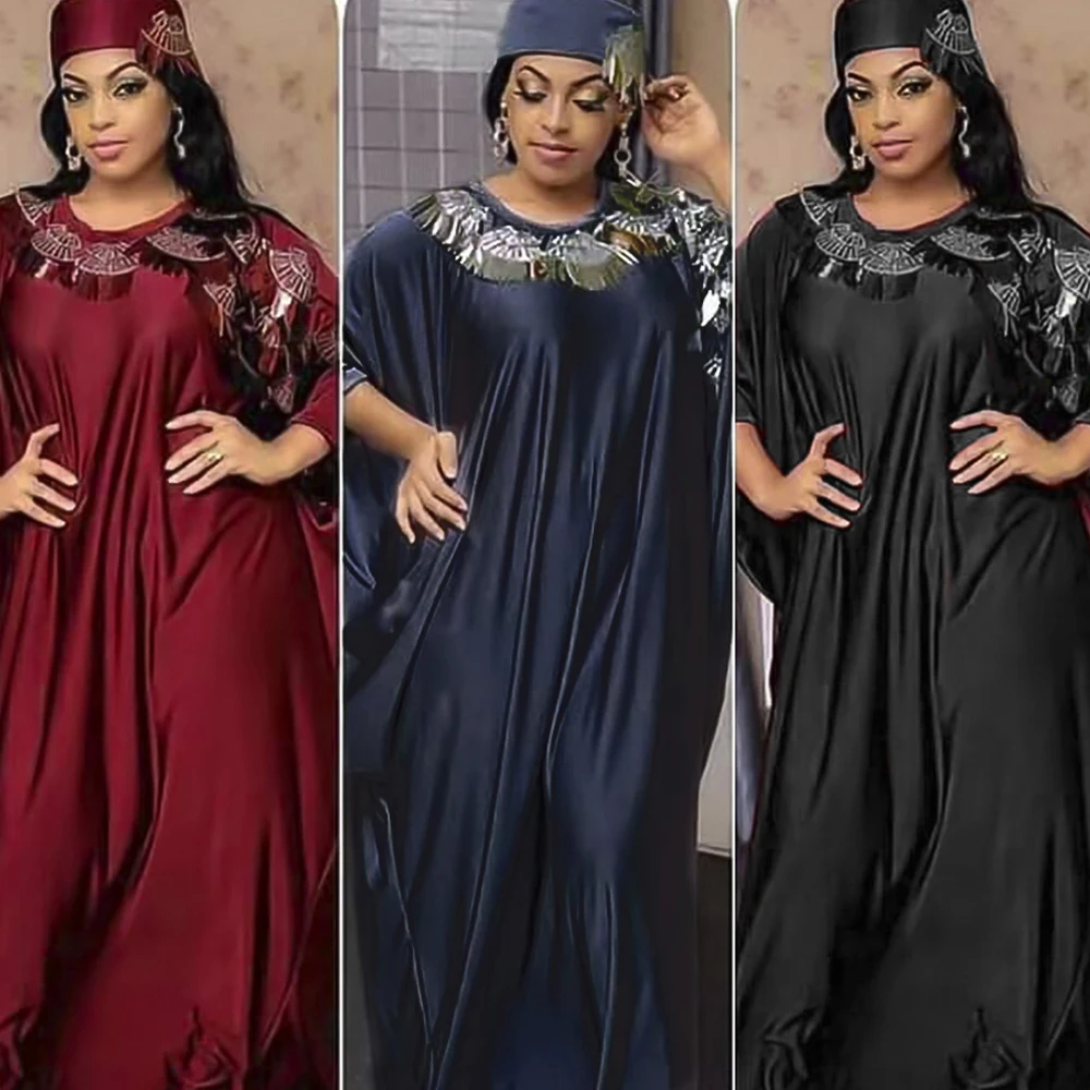 MD African Ankara Dresses For Women Fashion New Africa Plus Size Boubou Sequin Shiny Gowns Muslim Kaftan Abaya Djellaba Femme
MD African Ankara Dresses For Women Fashion New Africa Plus Size Boubou Sequin Shiny Gowns Muslim Kaftan Abaya Djellaba Femme