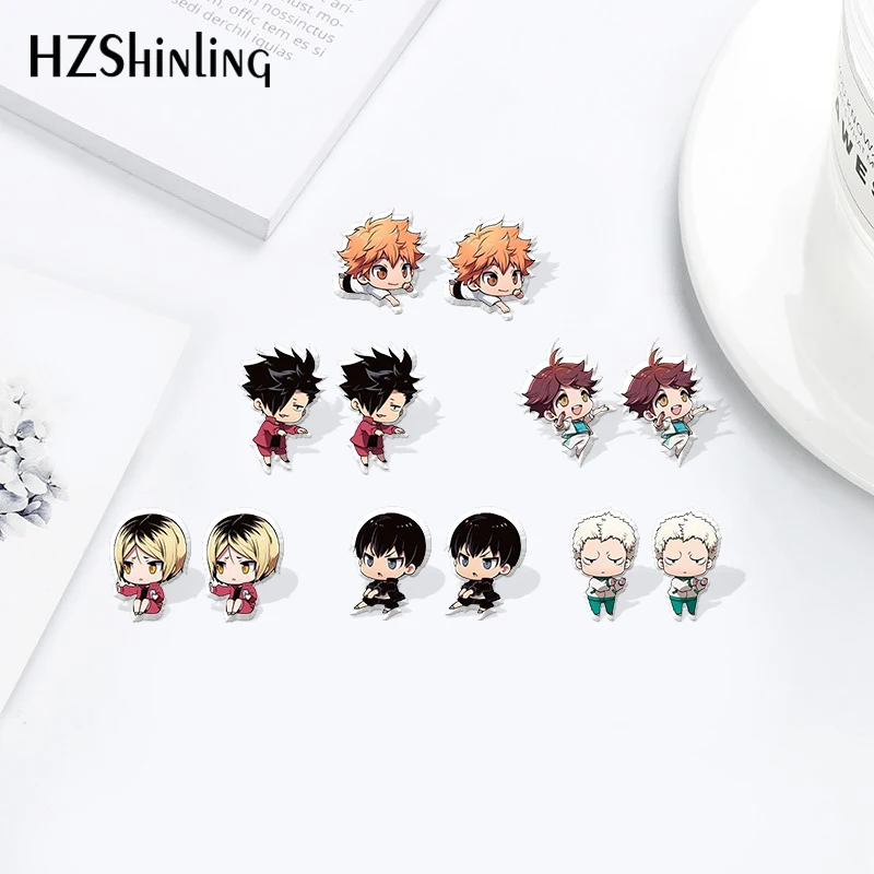 Аниме Haikyuu волейбольные Мальчики тепла Акриловые Серьги Смола эпоксидные украшения для ушей
Аниме Haikyuu волейбольные Мальчики тепла Акриловые Серьги Смола эпоксидные украшения для ушей