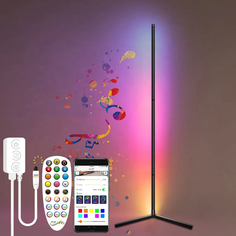 Современная черная светодиодная Напольная Лампа HIMOJO RGB, меняющая цвет Минимальная угловая подставка, самая маленькая угловая напольная лам...
Современная черная светодиодная Напольная Лампа HIMOJO RGB, меняющая цвет Минимальная угловая подставка, самая маленькая угловая напольная лам...