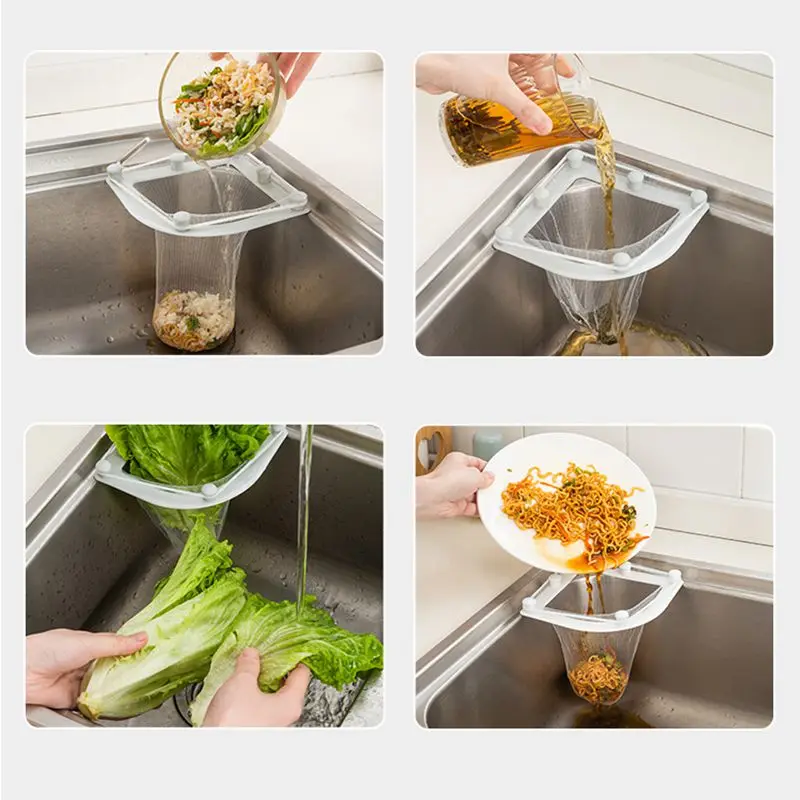 New Kitchen Triangular Sink Strainer Drain Vegetable Fruit Drainer Basket Suction Cup Rack For Kitchen Storage Sink Filter Shelf
New Kitchen Triangular Sink Strainer Drain Vegetable Fruit Drainer Basket Suction Cup Rack For Kitchen Storage Sink Filter Shelf