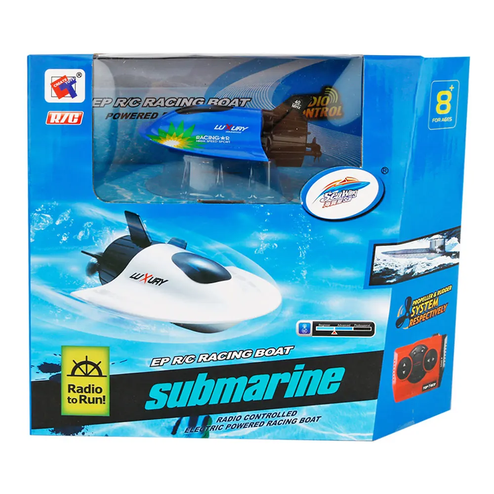 27MHz Mini RC Submarine Radio Remote Control Electronic Outdoor Water Toy Gift For Children Universal RC Speedboat Model
27MHz Mini RC Submarine Radio Remote Control Electronic Outdoor Water Toy Gift For Children Universal RC Speedboat Model