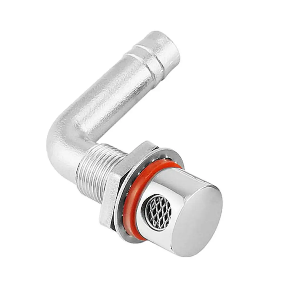 316 Stainless Steel Boat Marine Thru Hull Fuel Gas Tank Vent 90 Degree Elbow for 5/8 inch 16mm ID Hose
316 Stainless Steel Boat Marine Thru Hull Fuel Gas Tank Vent 90 Degree Elbow for 5/8 inch 16mm ID Hose