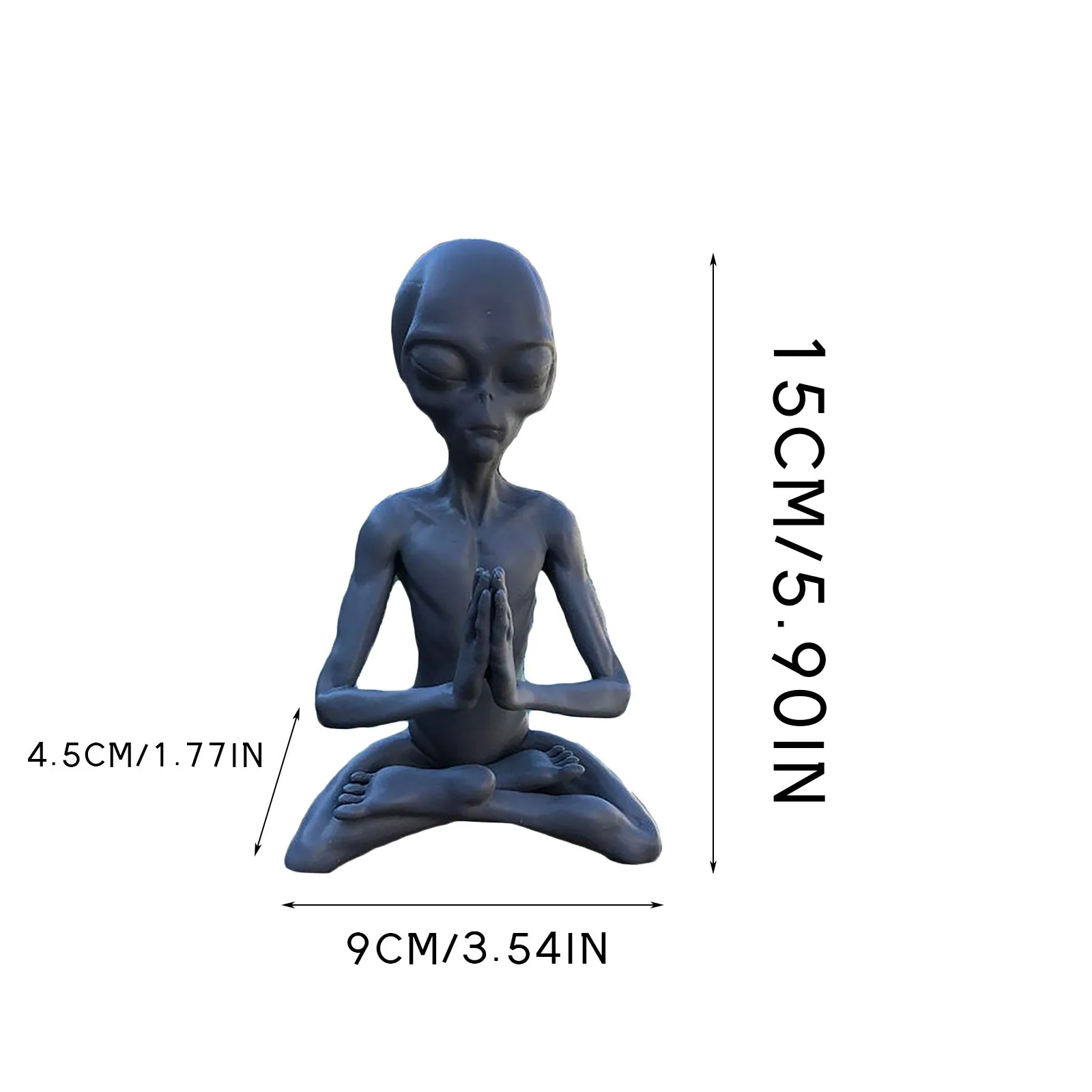 Meditating Alien Resin Statue Garden Ornament Best Art Decor for Indoor Outdoor Home or Office Promotion Alien Toy Figure Jouet
Meditating Alien Resin Statue Garden Ornament Best Art Decor for Indoor Outdoor Home or Office Promotion Alien Toy Figure Jouet