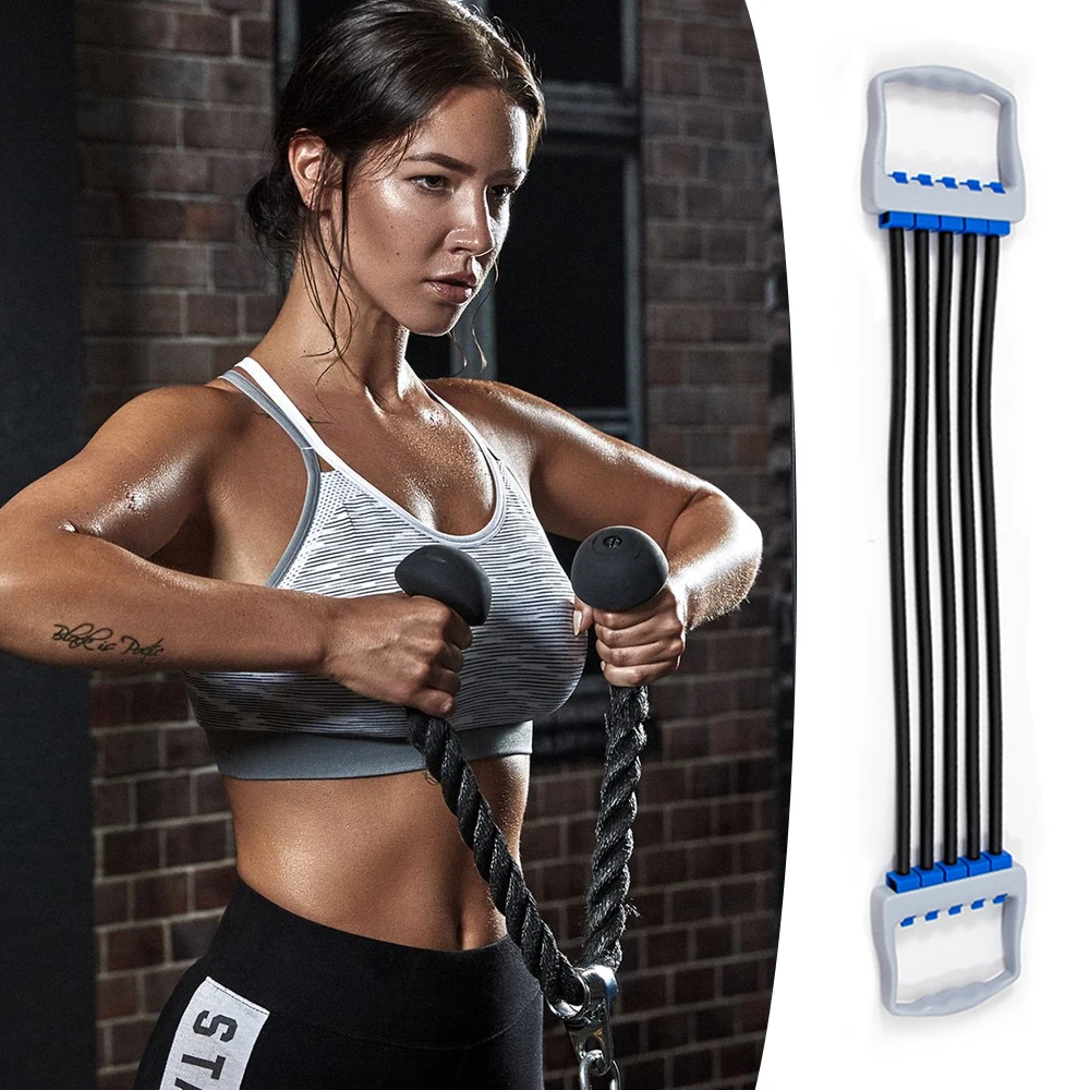 1PC Profession Sports Chest Expander Rubber Rope Elastic Rope Workout Fitness Rope Resistance Bands Exercise Yoga Tube Pull Rope 
1PC Profession Sports Chest Expander Rubber Rope Elastic Rope Workout Fitness Rope Resistance Bands Exercise Yoga Tube Pull Rope
