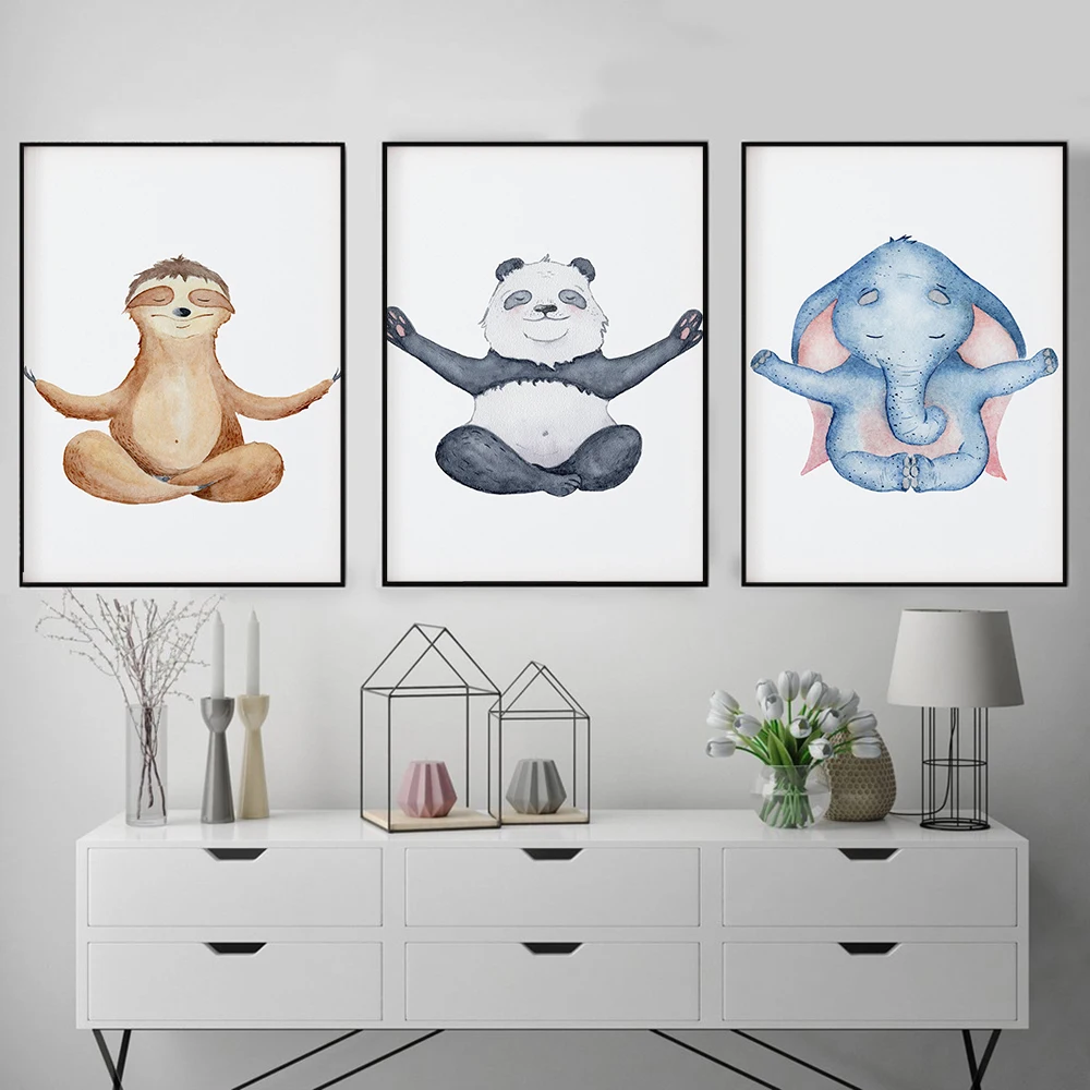 Modern Poster Animal Meditation Set Canvas Painting Minimalist Art Print Scandinavian Wall Picture For Living Room Home Decor
Modern Poster Animal Meditation Set Canvas Painting Minimalist Art Print Scandinavian Wall Picture For Living Room Home Decor