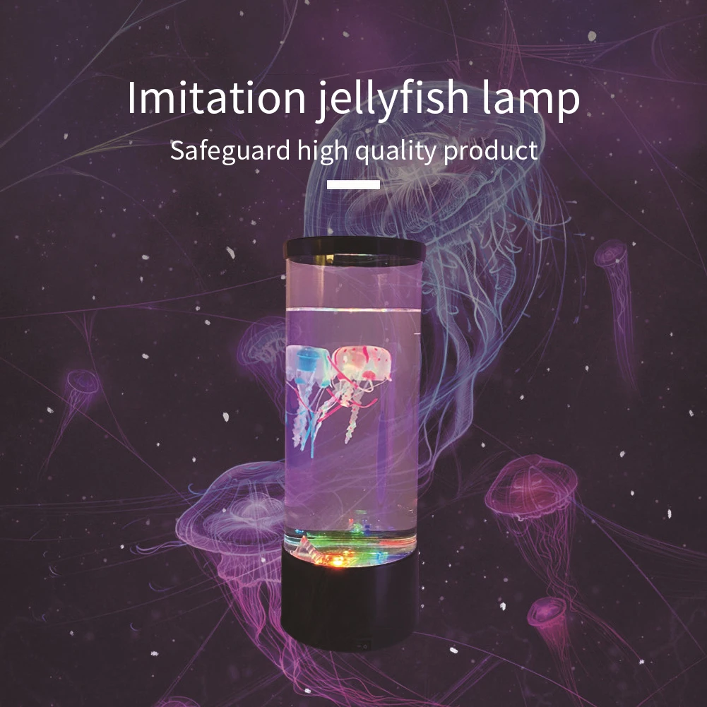 Colorful color changing simulation jellyfish lamp round Led jellyfish lava color lamp, USB jellyfish aquarium home office lamp
Colorful color changing simulation jellyfish lamp round Led jellyfish lava color lamp, USB jellyfish aquarium home office lamp