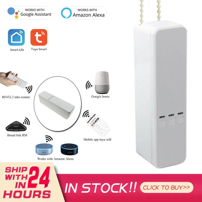 Tuya WiFi Roller Shade Driver DIY Roller Shutter Motor Tuya/Smart Life APP Voice Control Work with Alexa Google Assistant
Tuya WiFi Roller Shade Driver DIY Roller Shutter Motor Tuya/Smart Life APP Voice Control Work with Alexa Google Assistant