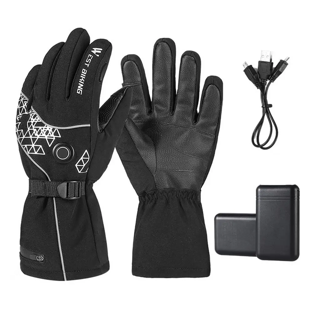 Electric Warm Gloves 4000mAh Rechargeable Electric Heated Gloves For Men And Women 3-level Temperature Adjustment Heated Glove
Electric Warm Gloves 4000mAh Rechargeable Electric Heated Gloves For Men And Women 3-level Temperature Adjustment Heated Glove