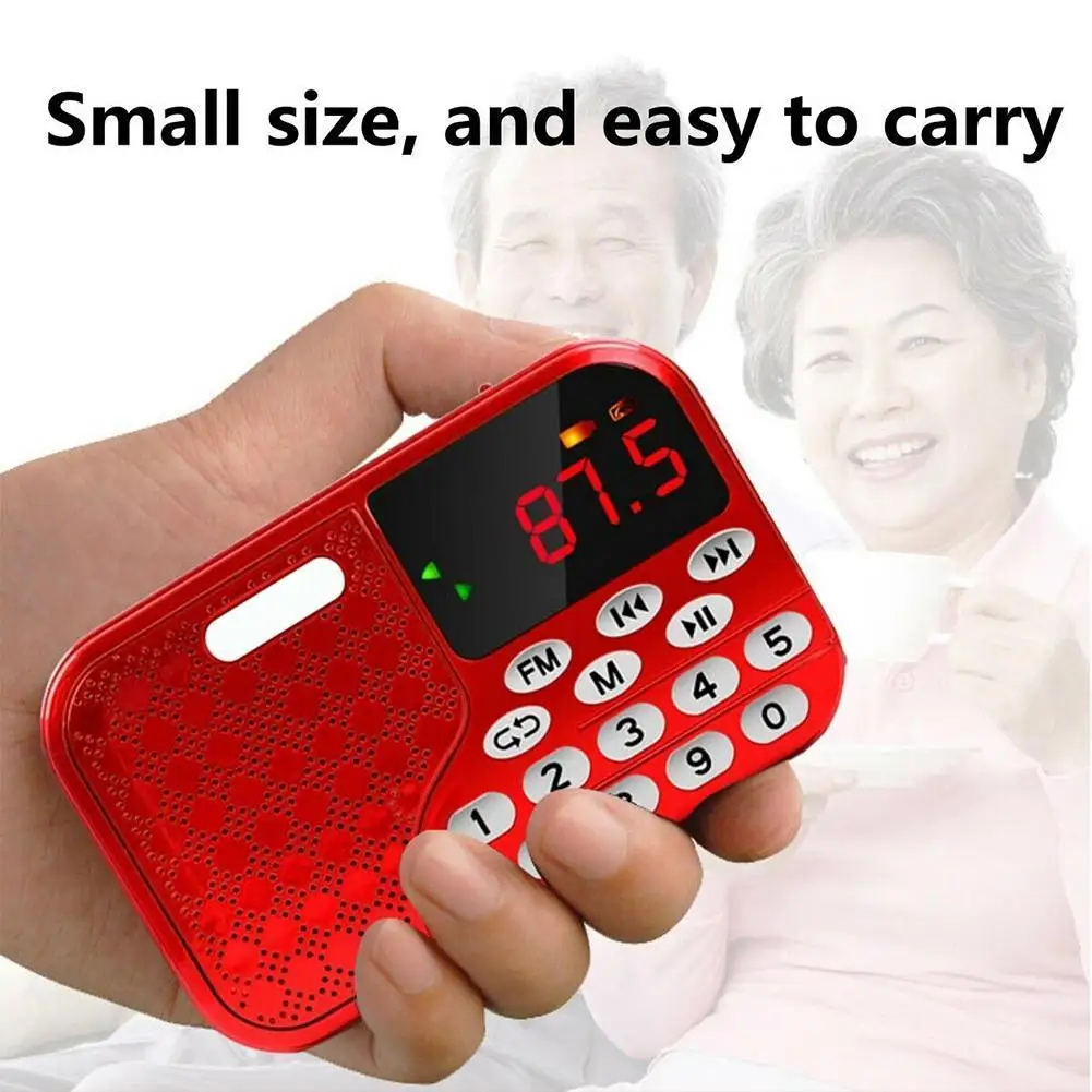 Portable Radio Music Player M128 Radio MP3 Mini Audio Card Speaker Portable Music Player For The Elderly
Portable Radio Music Player M128 Radio MP3 Mini Audio Card Speaker Portable Music Player For The Elderly