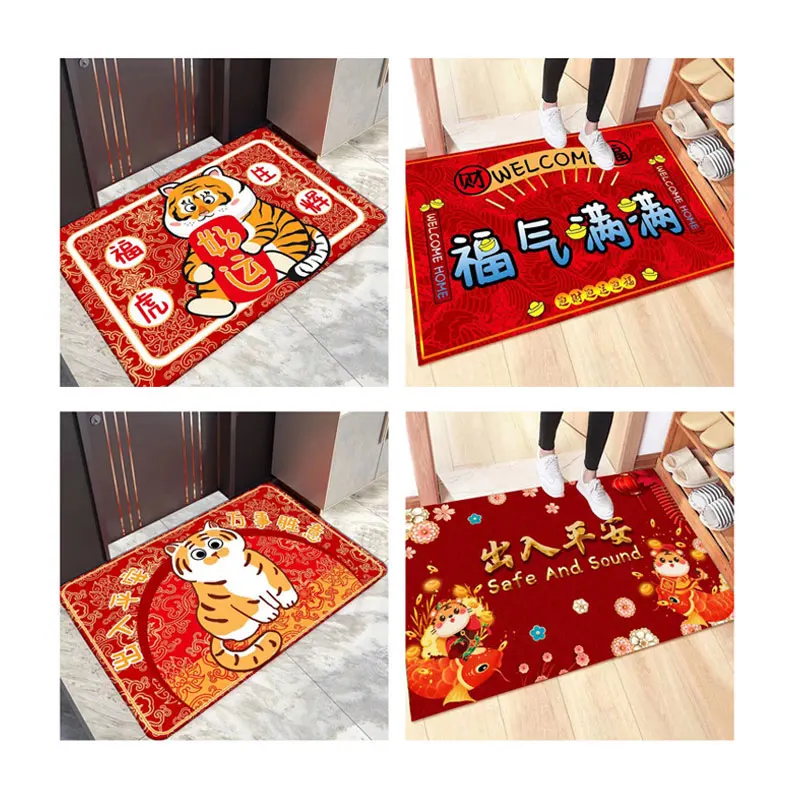 2022 Year of the Tiger Chinese Style Floor Mat Indoor Outdoor Rug Entryway New Year Mats Home Non-slip Entrance Doormat Carpet
2022 Year of the Tiger Chinese Style Floor Mat Indoor Outdoor Rug Entryway New Year Mats Home Non-slip Entrance Doormat Carpet