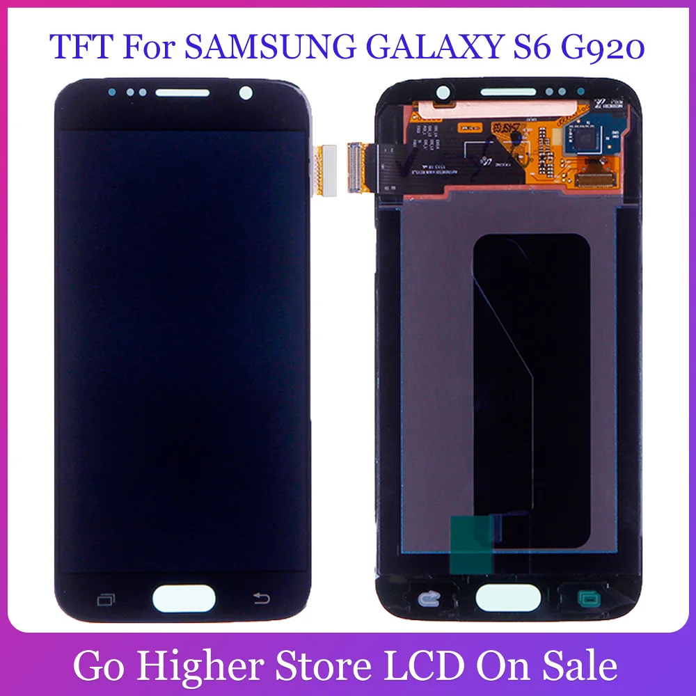 На тонкопленочных транзисторах на тонкоплёночных S6 ЖК дисплей для SAMSUNG GALAXY G920