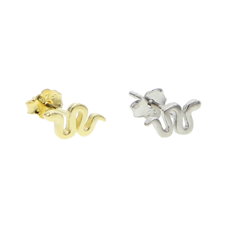 925 Sterling Silver Minimalist Small Tiny Animal Snake Stud Earring Girl Second Hole Multi Piercing Cute Lovely Jewelry
925 Sterling Silver Minimalist Small Tiny Animal Snake Stud Earring Girl Second Hole Multi Piercing Cute Lovely Jewelry