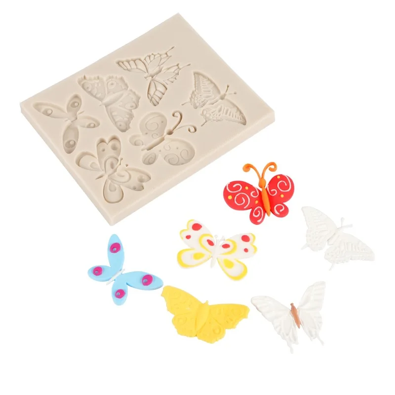 Cute Butterfly Mold Silicone Baking Tools DIY 3D Sugar Craft Chocolate Cutter Mould Fondant Cake Decorating Accessories
Cute Butterfly Mold Silicone Baking Tools DIY 3D Sugar Craft Chocolate Cutter Mould Fondant Cake Decorating Accessories